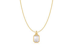  Tide Echo - Schakelcolliers - Zilver / 14kt GP - Parel - 48cm